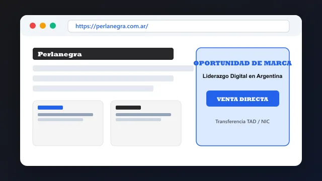 Modelo de aplicación comercial y proyectos digitales para perlanegra.com.ar