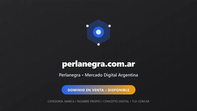 Identidad gráfica y activo digital para Perlanegra en Argentina